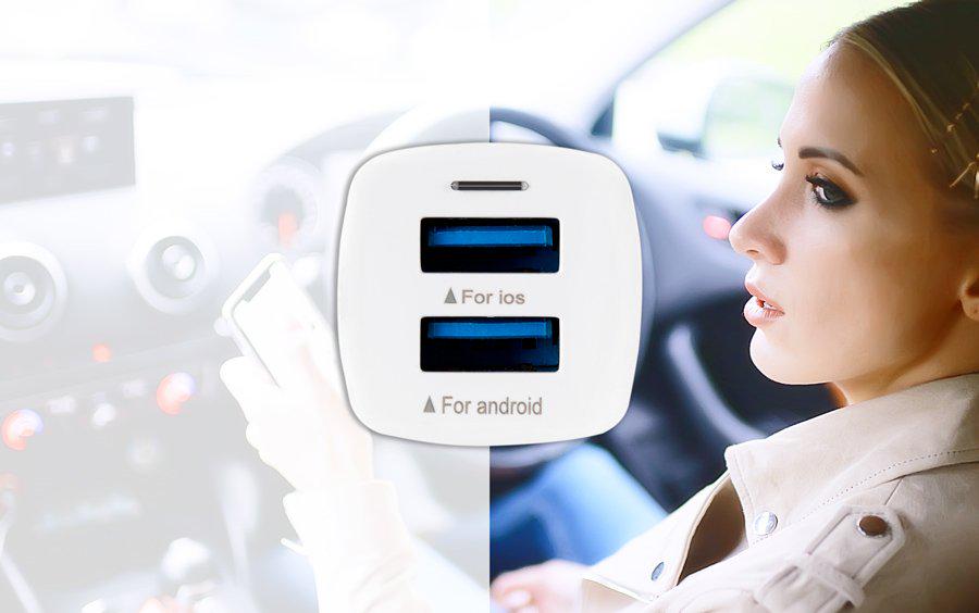 Зарядное устройство автомобильное Gelius Apollo GP-CC01 2USB 3,1A 15W Black (92660) - фото 3