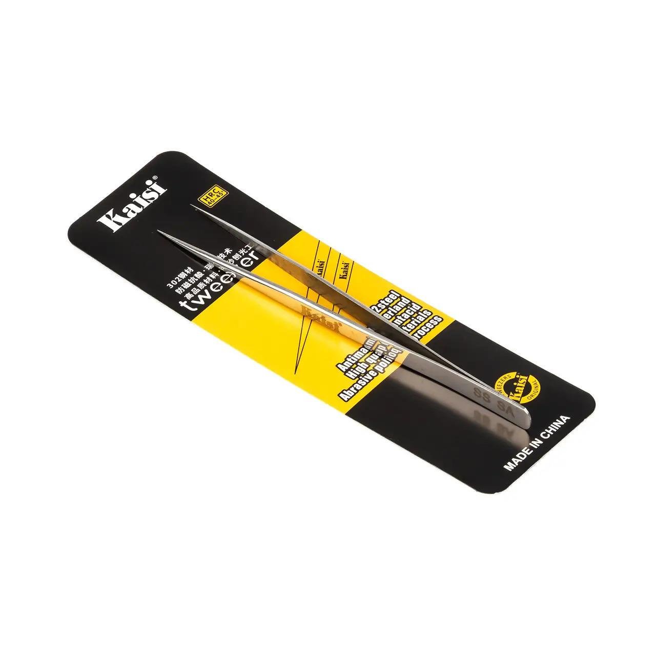 Пинцет прямой Kaisi SS-SA (ART-15375)