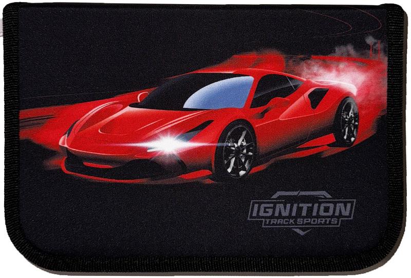 Пенал школьный Car 24210C Class 1 отделение/2 отворота без наполнения Red (13014681)