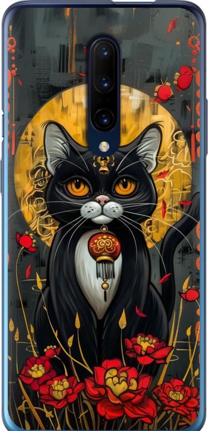 Чехол на OnePlus 7 Pro China Cat (6134u-1696-42517)