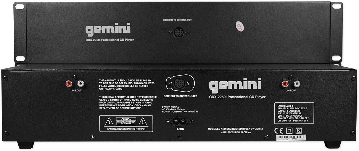 Проигрыватель CD Gemini CDX-2250 (33586) - фото 3