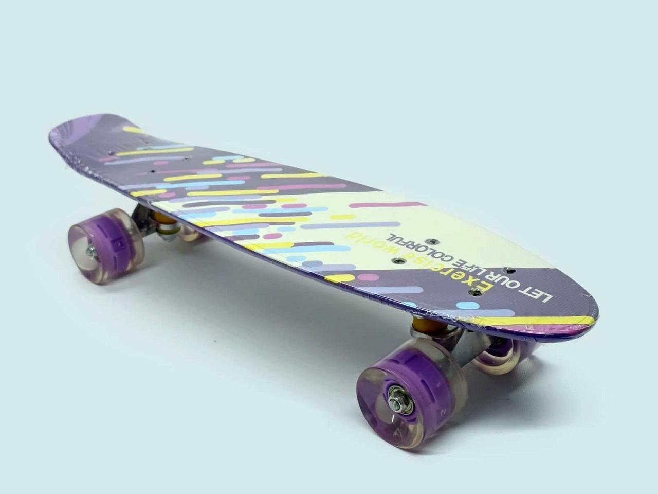 Пенниборд Best Board колеса PU с подсветкой (F-9797)