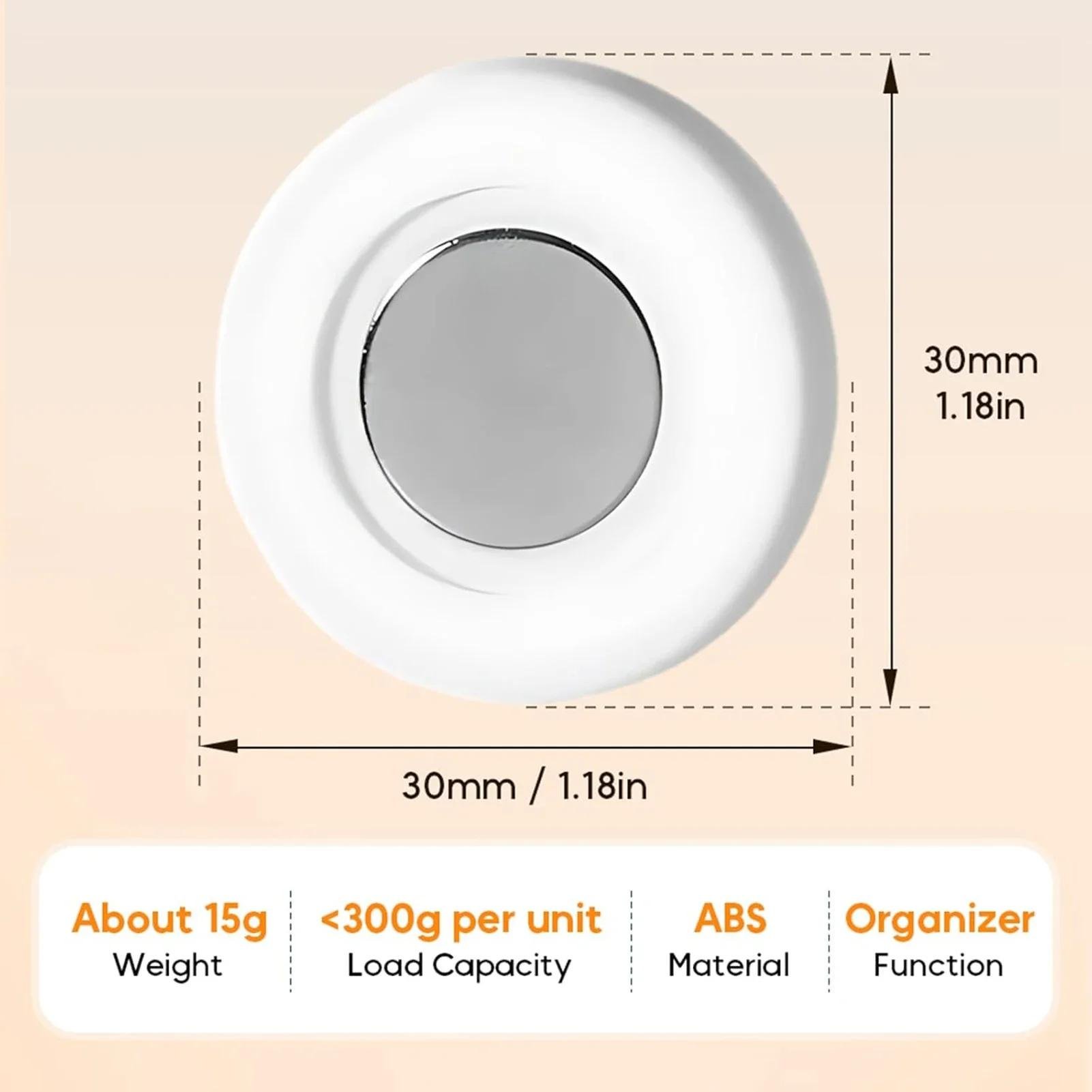 Тримач магнітний для пульта/ключів/дрібних аксесуарів на стіну 1 шт. Білий (2743174602) - фото 10 Тримач магнітний для пульта/ключів/дрібних аксесуарів на стіну 1 шт. Білий (2743174602) - фото 10