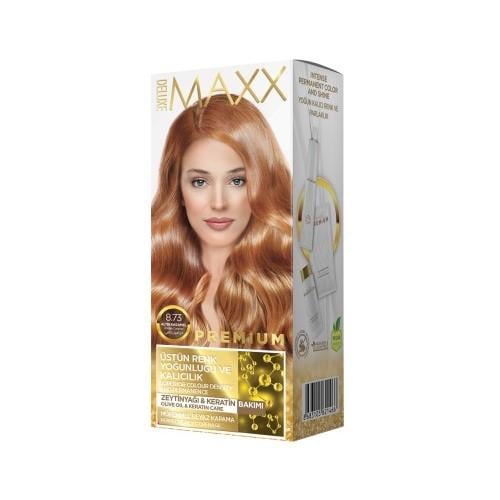 Краска для волос MAXX Deluxe 8.73 Золотая карамель (13936629)