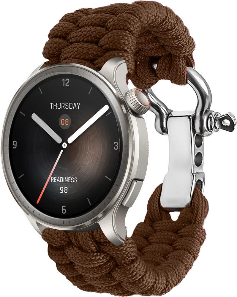 Ремешок из паракорда Ruper для смарт-часов Amazfit Balance Brown (37235-30)