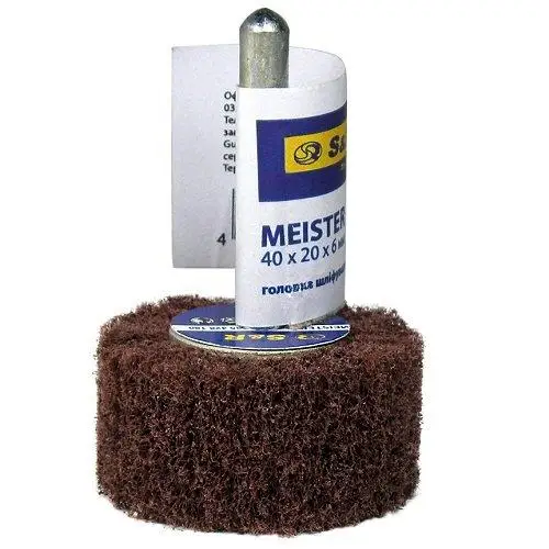 Шліфувальна головка S&R Meister 40х20х6 з нетканого матеріалу зернистість 180