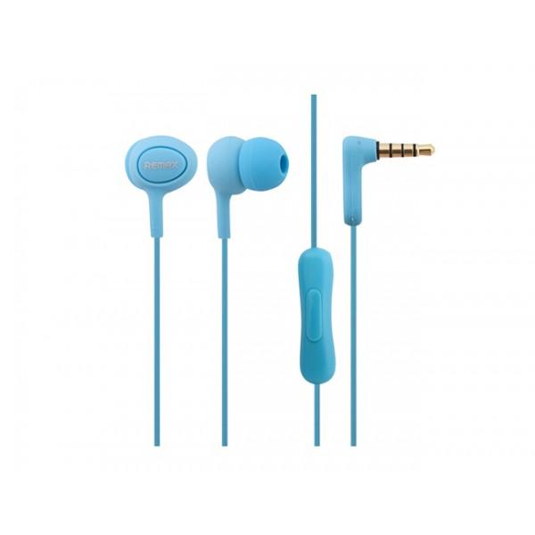Наушники REMAX RM-515 1,2 м, 32 Ом, mic blue