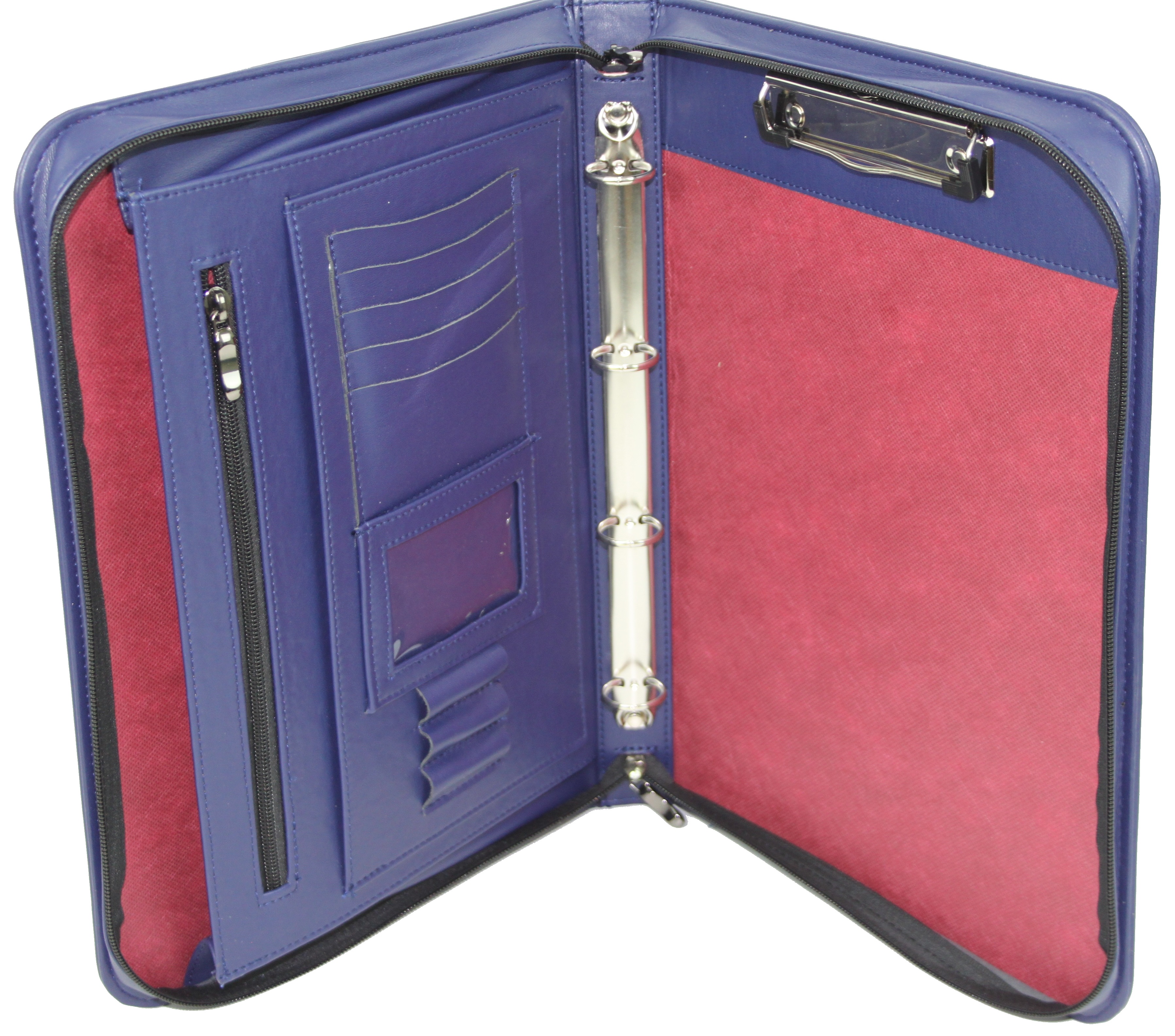 Папка деловая Portfolio из экокожи Синий (Port03N navy)