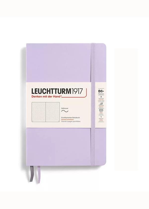 Блокнот Leuchtturm1917 368156 Paperback B6+ мягкая обложка точка Lilac (11097)