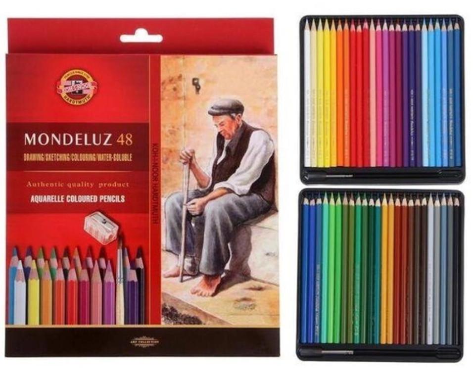 Олівці кольорові акварельні Koh-i-Noor MONDELUZ 48 кольорів - фото 3 Олівці кольорові акварельні Koh-i-Noor MONDELUZ 48 кольорів - фото 3