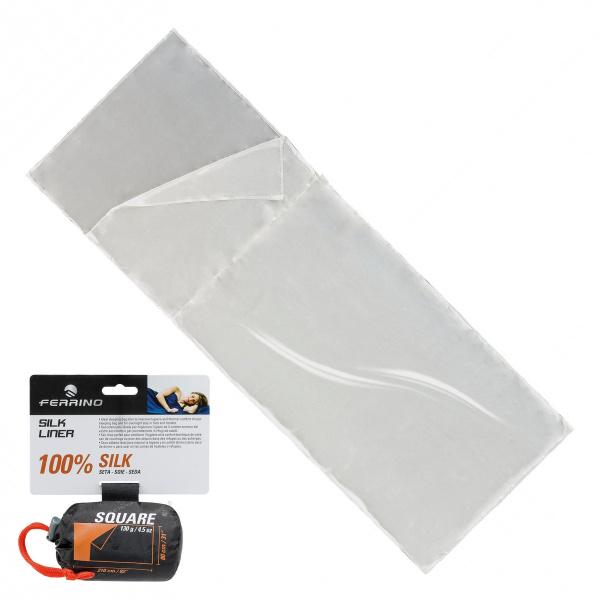 Вкладыш для спального мешка Ferrino Liner Silk SQ White - фото 2 Вкладыш для спального мешка Ferrino Liner Silk SQ White - фото 2