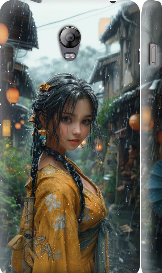 Чехол на Lenovo Vibe P1 Anime-girl (6133m-152-42517)