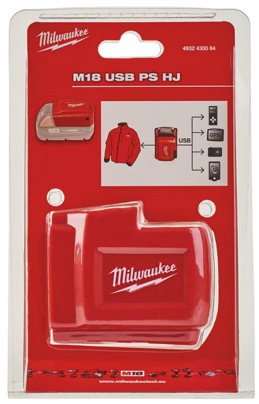 Адаптер Milwaukee USB M18 для курток с подогревом M12 (4932430084) - фото 4