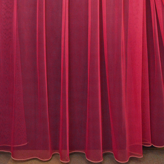 Тюль фатин IDEIA V-8462 2,8 м однотонный Малиновый (2200004086644)