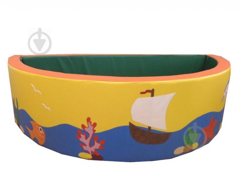 Сухой бассейн Tia-Sport Полукруг с аппликацией 150х40 см (sm-0305)