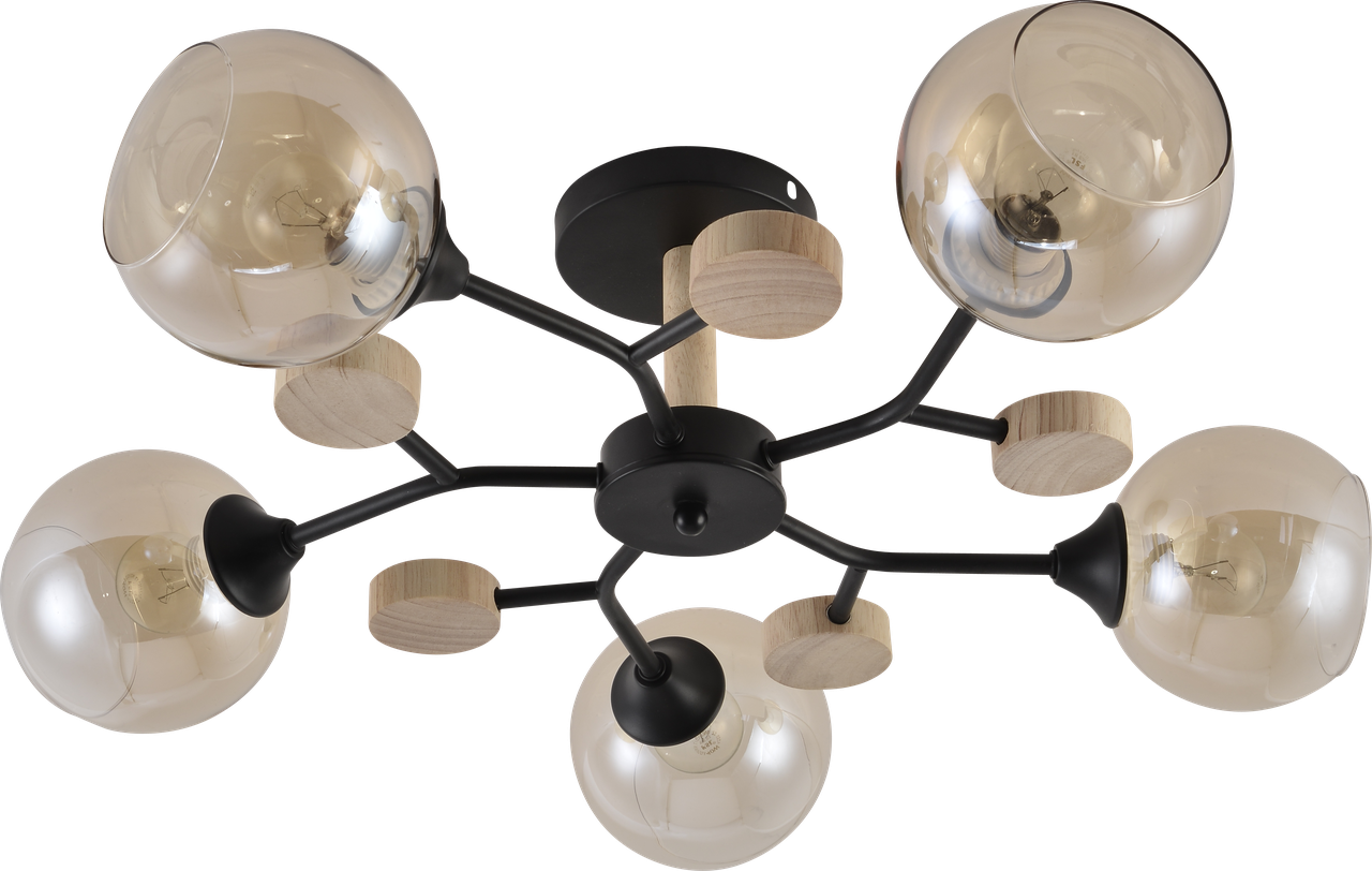 Потолочная люстра Sirius на 5 плафонов (191501/5)