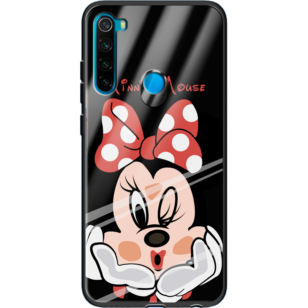 Чехол Boxface Xiaomi Redmi Note 8 Lady M Черный силикон со стеклом (38214-cc59-38351)