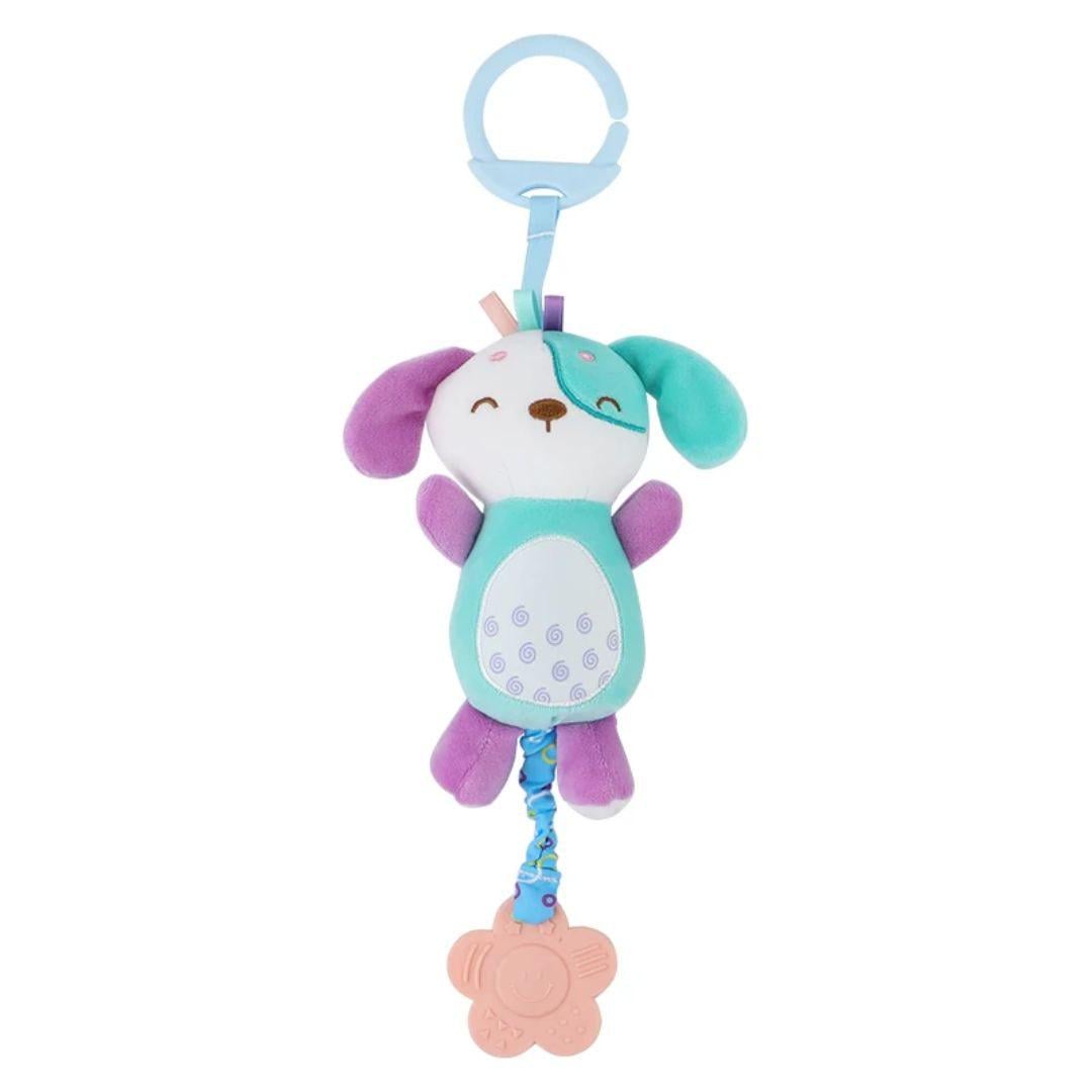 Погремушка высота прорезыватель хвостик растягивается/шероховатые ушки/кольцо для подвешивания 22 см (7622 B-37 B)