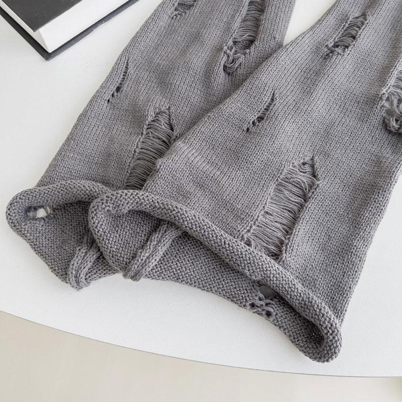 Гетри клеш рвані One size Світло-сірий (2139) - фото 2 Гетри клеш рвані One size Світло-сірий (2139) - фото 2