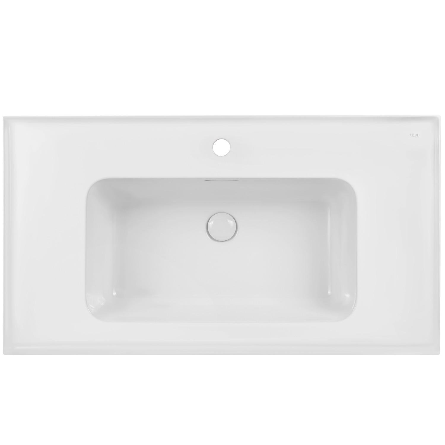 Умывальник врезной Q-tap Albatross A QT01115090AW 910x500x230 мм Белый (131875)