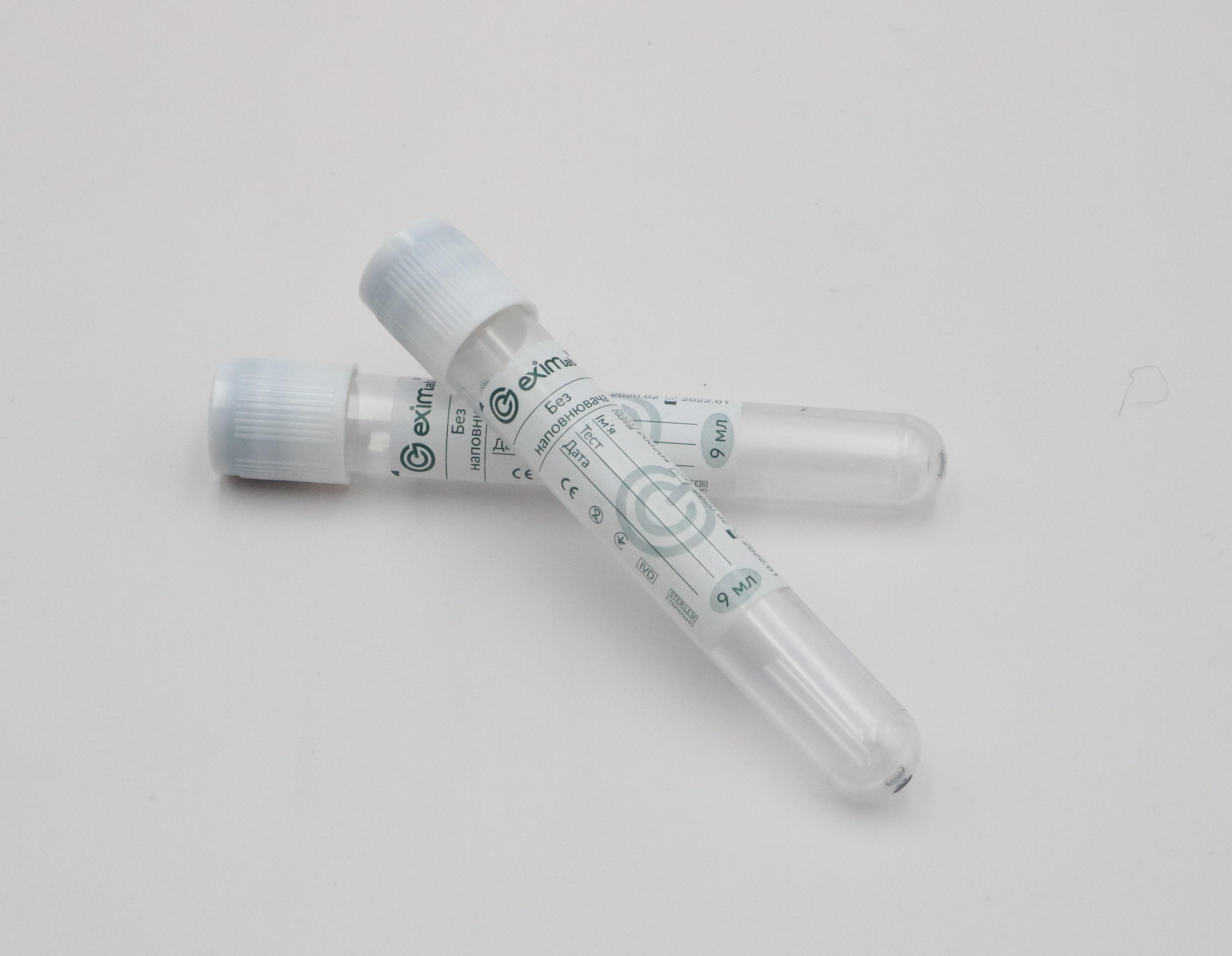Пробирка вакуумная EximLab 9 мл без наполнителя 16х100 мм 100 шт./уп. Белый - фото 2 Пробирка вакуумная EximLab 9 мл без наполнителя 16х100 мм 100 шт./уп. Белый - фото 2