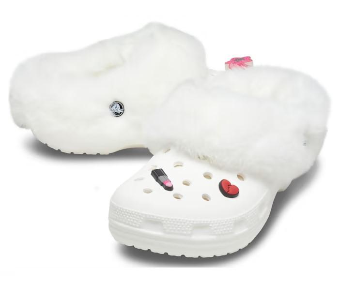 Сабо Crocs Classic Mammoth Charm р. W9/EUR 39-40 White (8709471) - фото 1