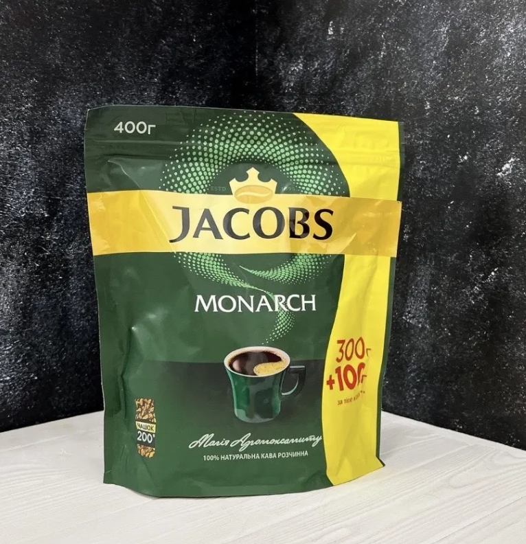 Кофе растворимый Jacobs Monarch сублимированный 400 г (1246795609) - фото 8