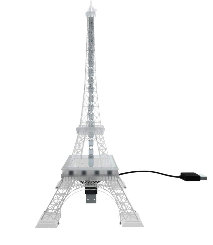 Ночник Эйфелева башня USB 5V RGB 48 LED WS2812B 25 см