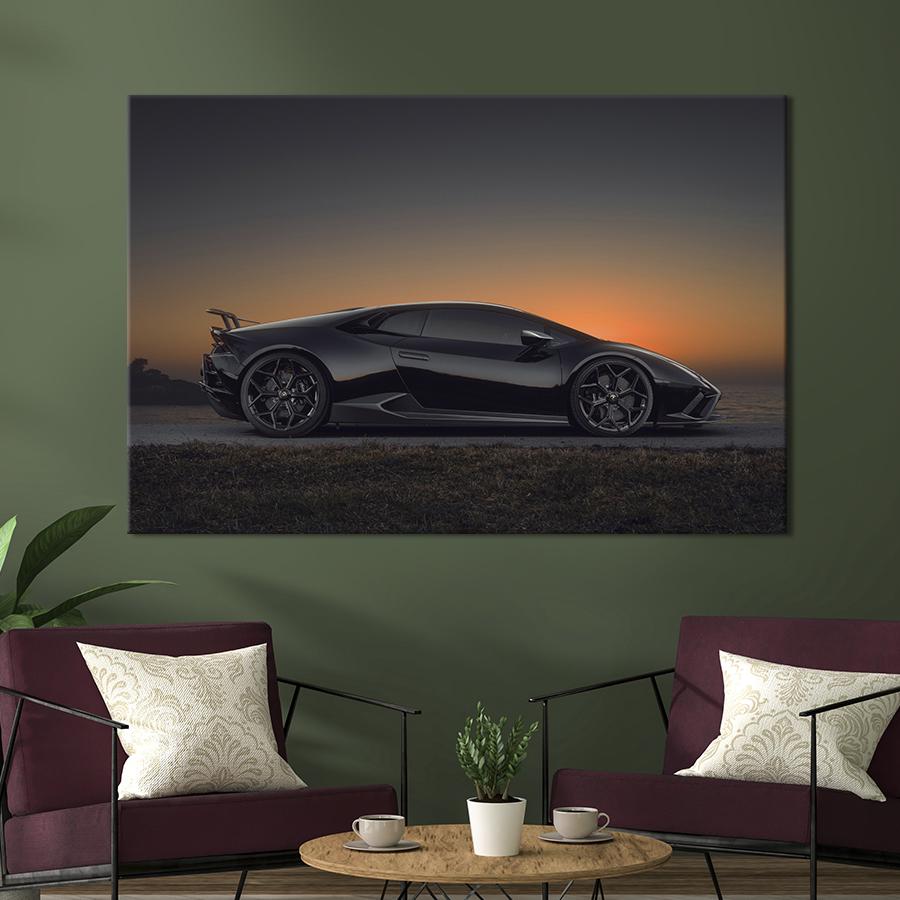 Картина на полотні Благодать автомобіля Ламборгіні 75x50 см (1372-1)