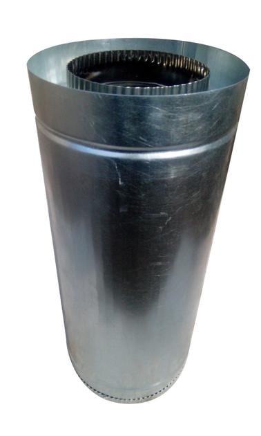 Труба утепленная для дымохода 200/260 нержавеющая сталь/оцинкованная сталь 0,8 мм L-1 м