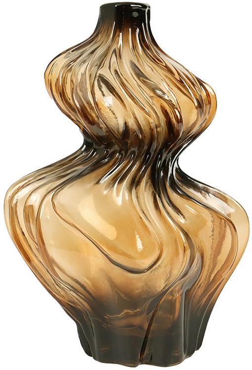 Ваза для цветов декоративная Modern 19х31 см Прозрачно-коричневый