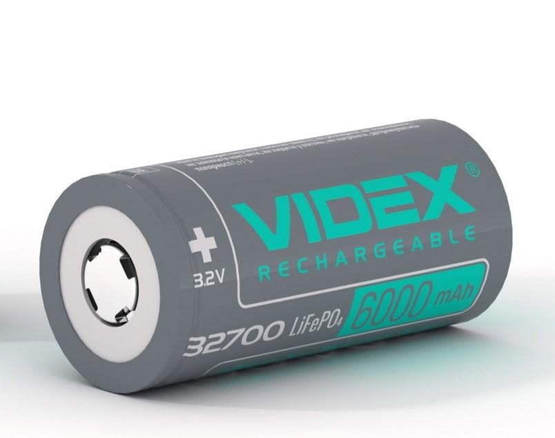 Акумулятор Videx 32700-LFP/6000/1B LiFePO4 32700 6000 mAh (27590)