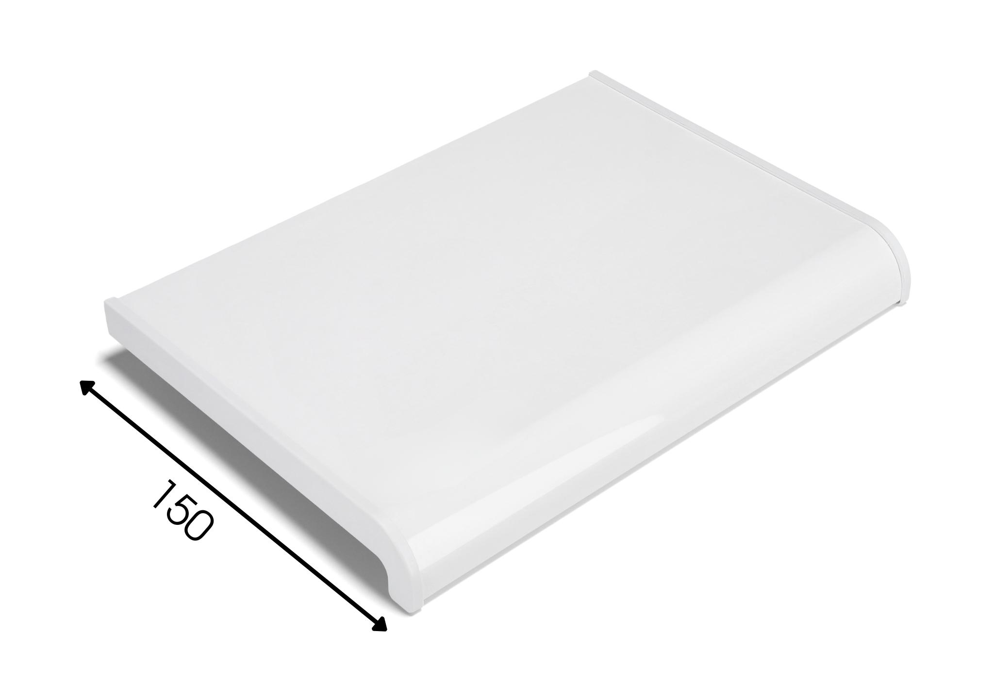 Подоконник SIMBUD 150 мм 1 пог. м Белый глянец (245895) - фото 2 Подоконник SIMBUD 150 мм 1 пог. м Белый глянец (245895) - фото 2