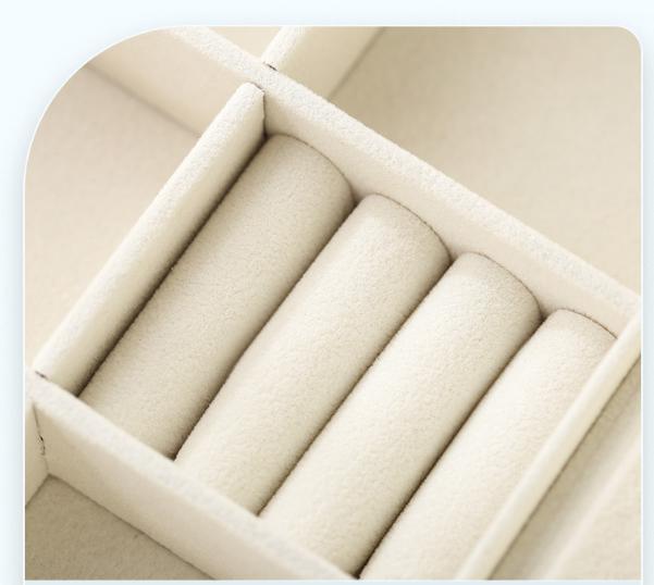 Шкатулка для украшений с зеркалом 20,5х15,5х10 см Голубой (ШДД-23-1) - фото 5 Шкатулка для украшений с зеркалом 20,5х15,5х10 см Голубой (ШДД-23-1) - фото 5