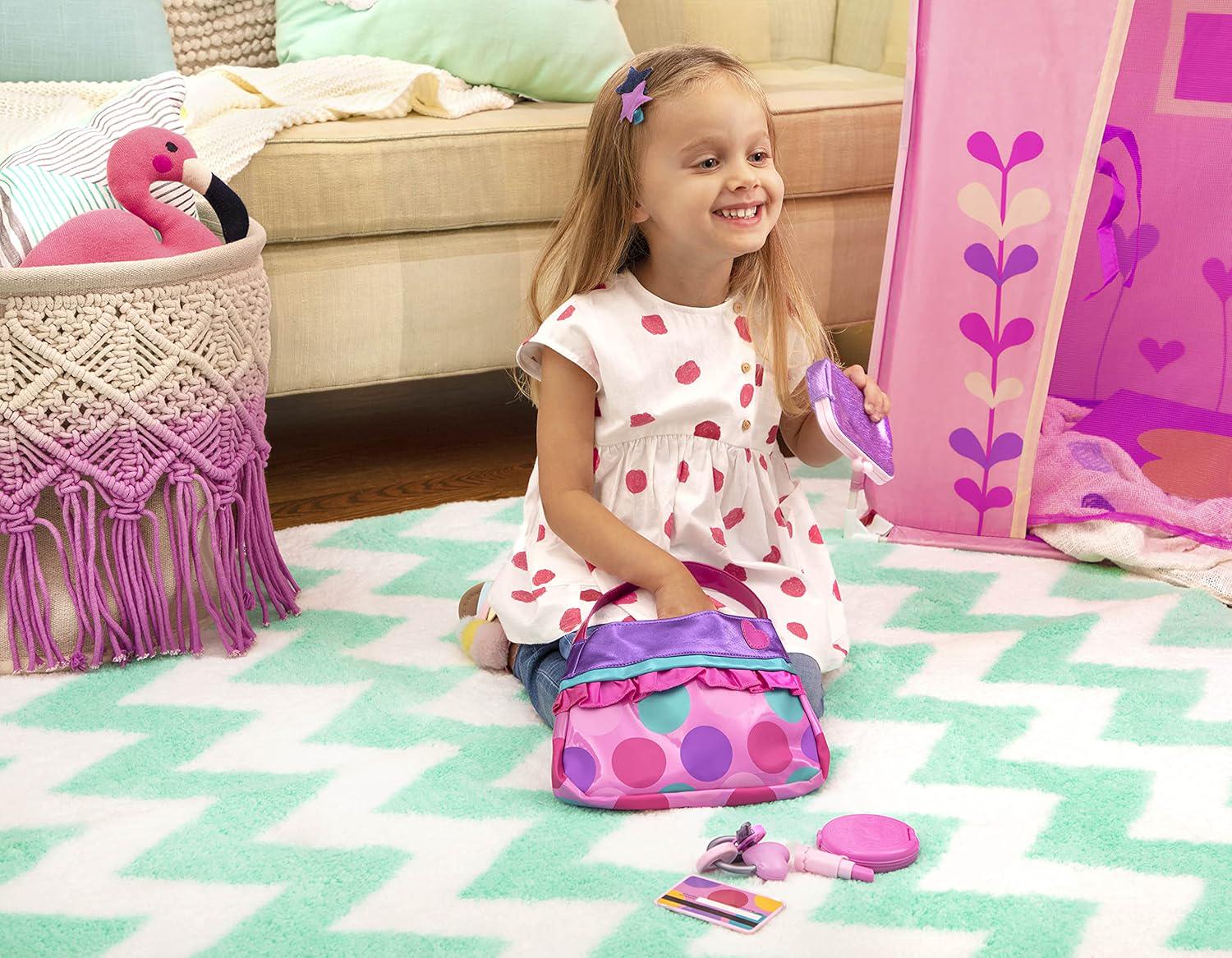 Ігровий набір Battat для макіяжу та краси з сумочкою (30832904) - фото 6 Ігровий набір Battat для макіяжу та краси з сумочкою (30832904) - фото 6