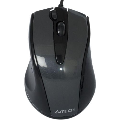 Компьютерная мышка проводная A4Tech N-500F-1 V-Track Glossy Grey (26712232)