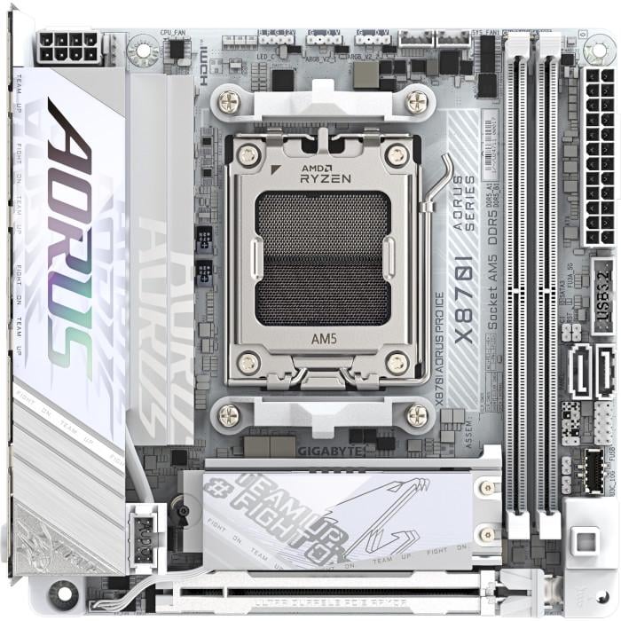 Материнская плата Gigabyte X870I AORUS PRO ICE White (30835489)