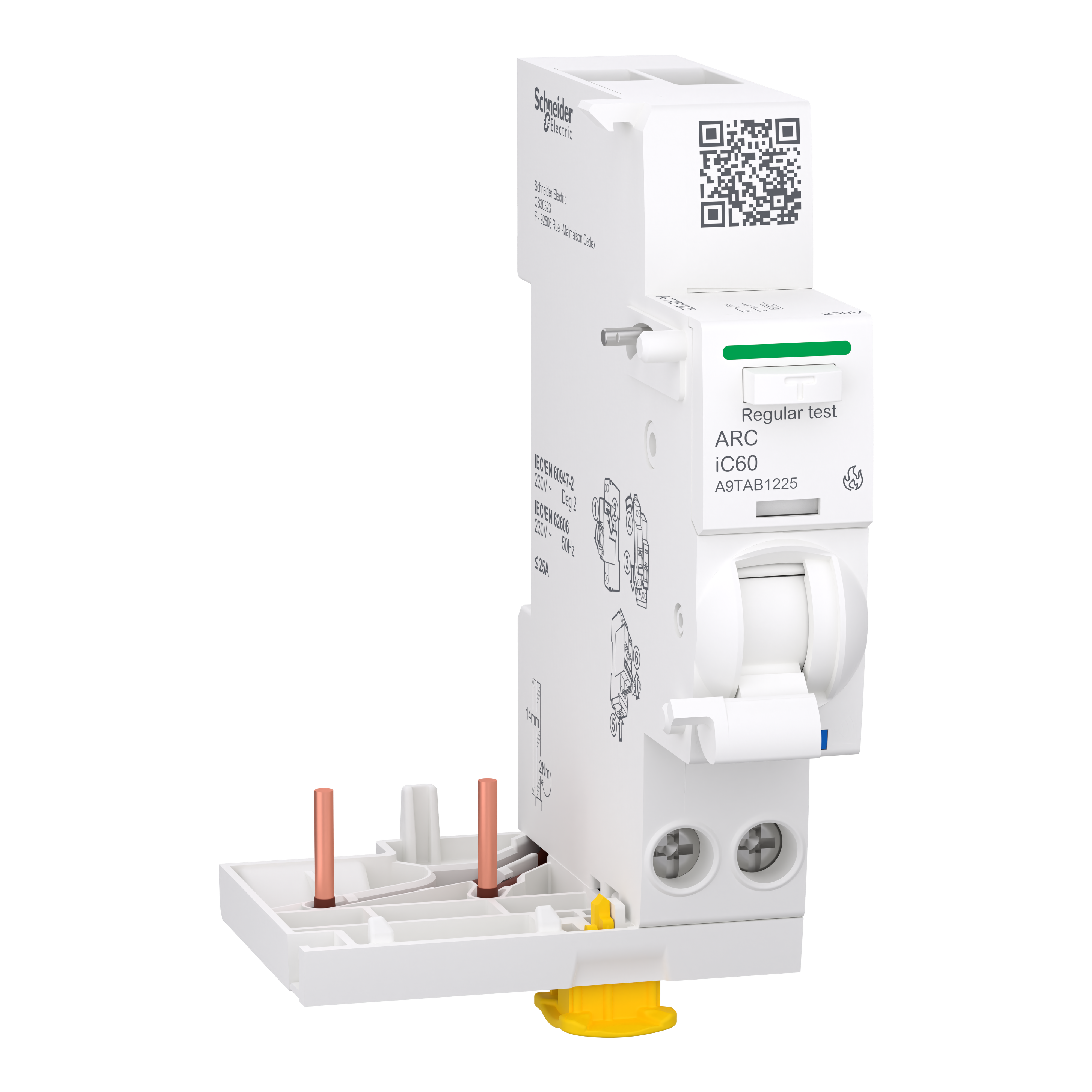 Блок защиты от дугового замыкания Schneider Electric Acti9 ARC iC60 2P 25A (A9TAB1225)