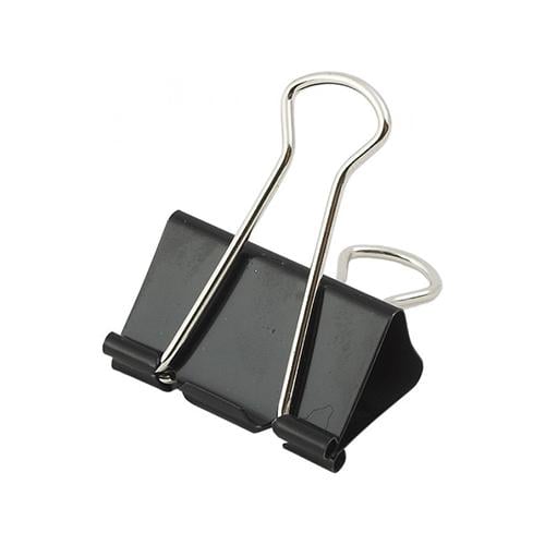 Біндери Buromax 19 мм 12 шт. Чорний (BM.5305)