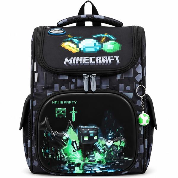 Рюкзак школьный каркасный Minecraft 34х24х16 см