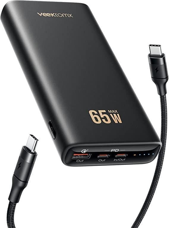 Повербанк 20000 мАг 65 Вт PD 3.0 та QC 3.0