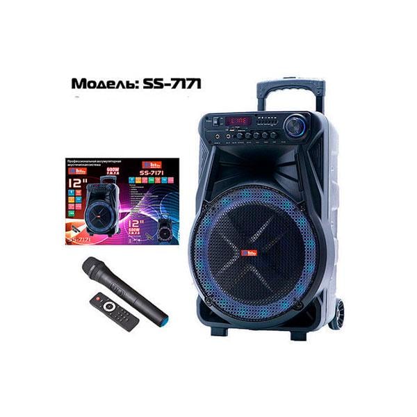 Колонка акумуляторна Rock Music PRO 150 W 15" з радіомікрофоном (RC-1507) - фото 2