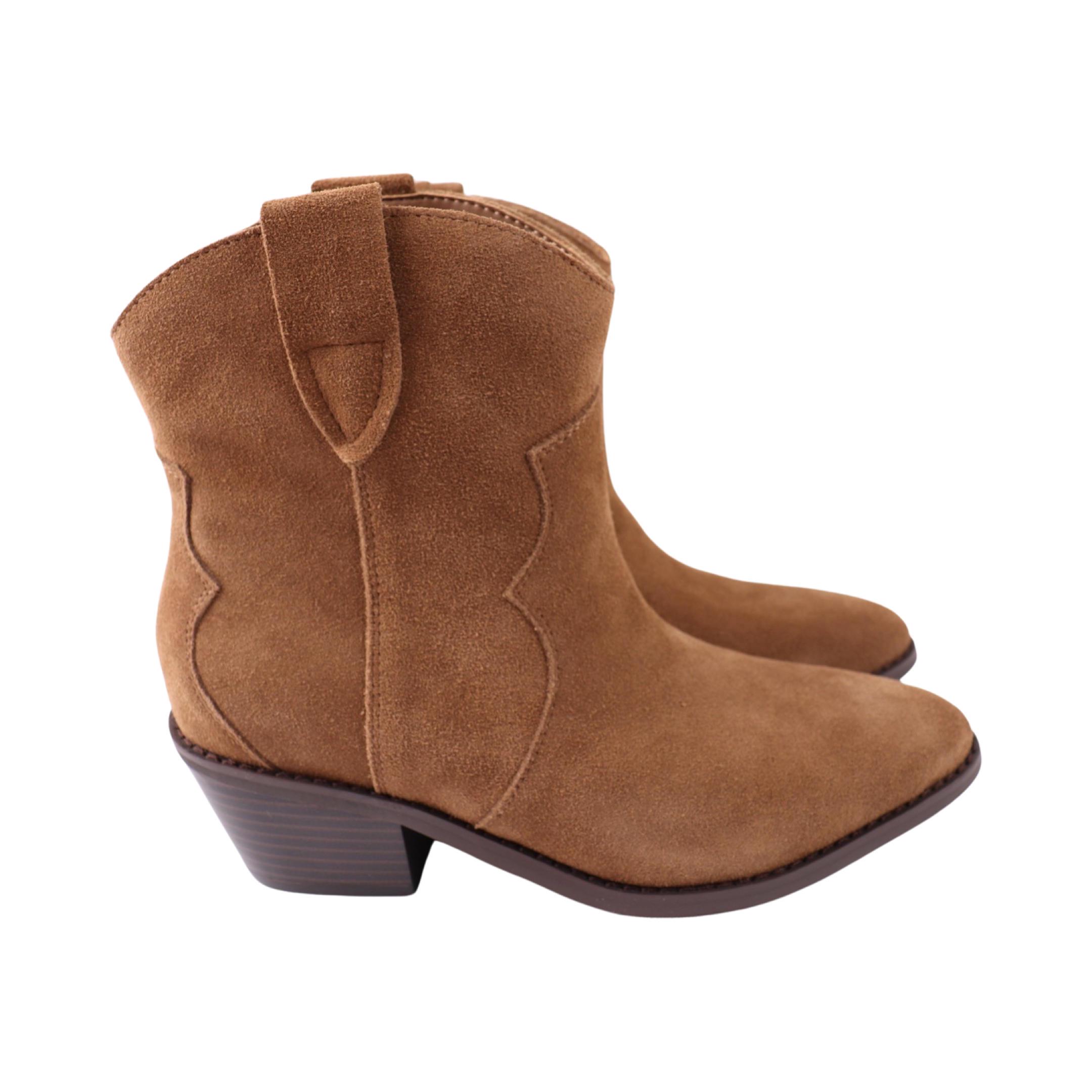 Ботинки женские Berisstini натуральная замша р. 39 Горчичный (226-24DHC)