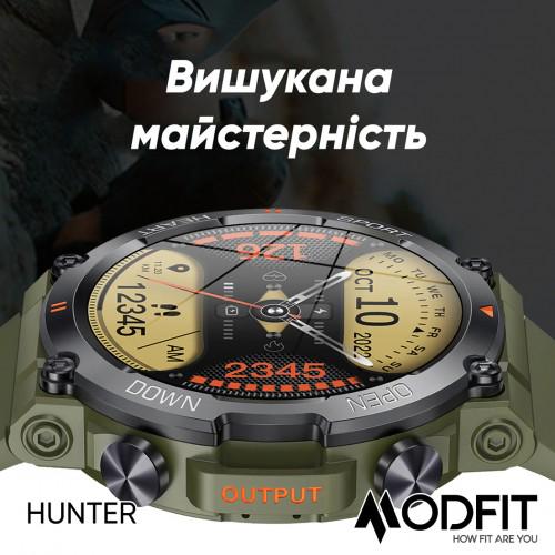 Смарт-часы Modfit Hunter Khaki - фото 10