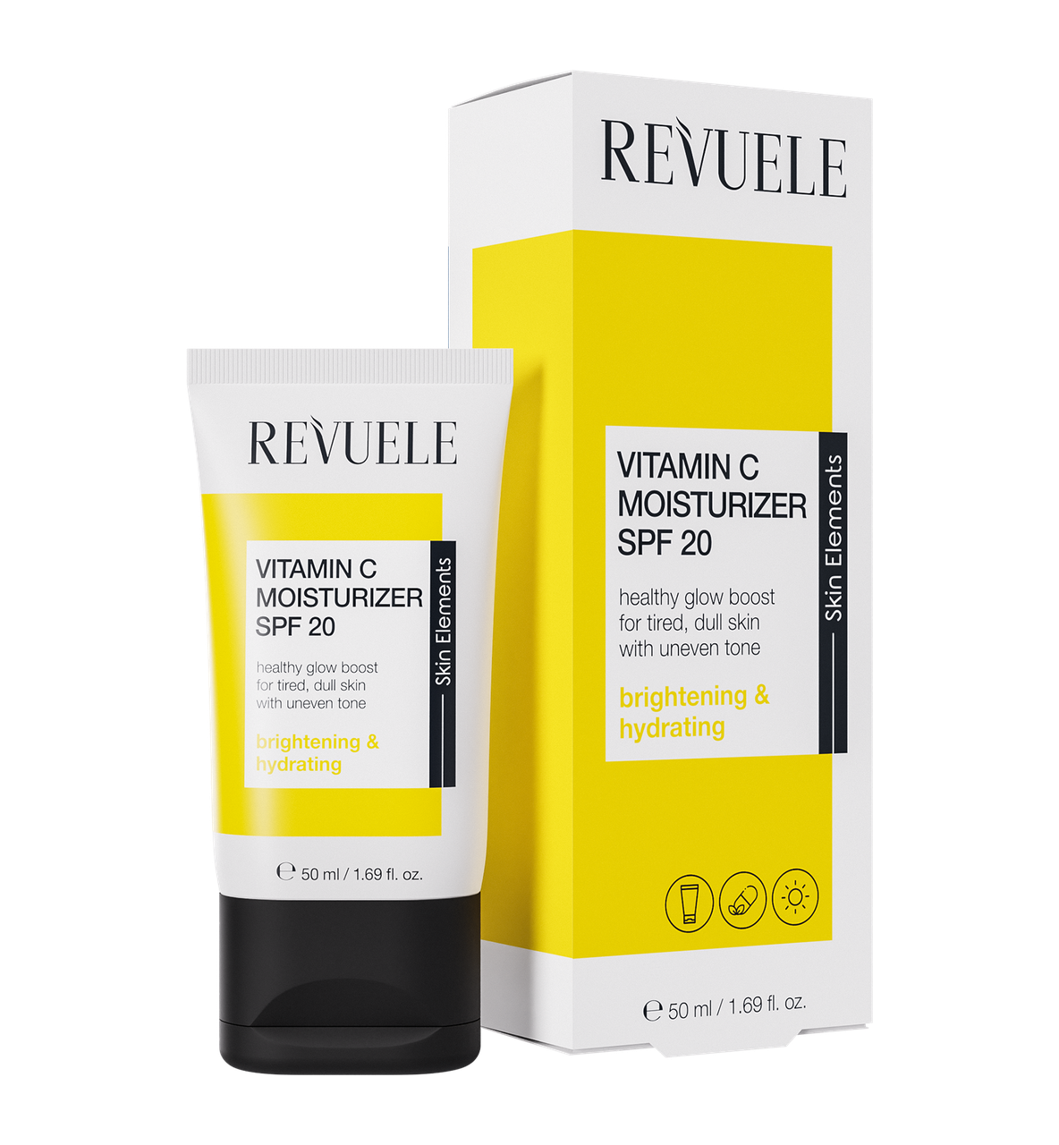 Крем для обличчя зволожуючий з вітаміном С денний Revuele Vitamin C SPF20 50 мл (2128133355)
