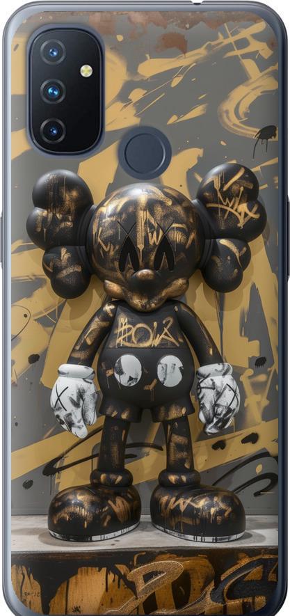 Чехол на OnePlus Nord N100 Bronze kaws (6097u-2130-42517)