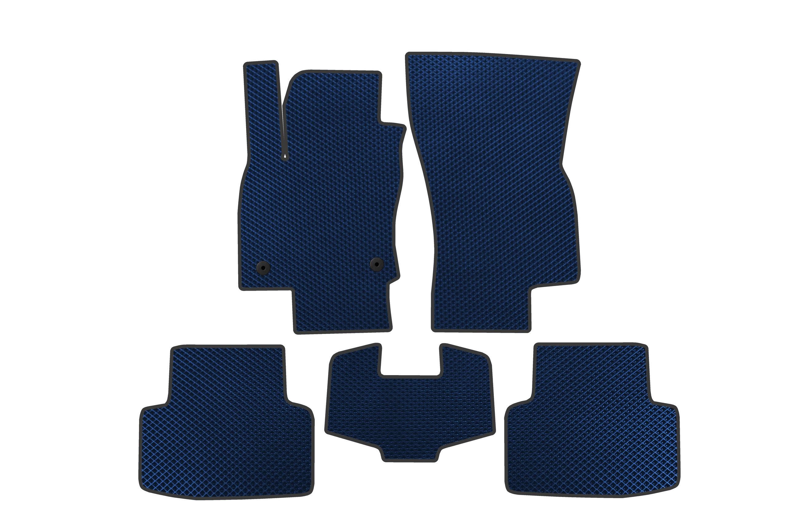 Коврики автомобильные Digital Designs EVA для Volkswagen Taos/Tharu 2018-2024 гг. этилвинилацетат Синий (183894)