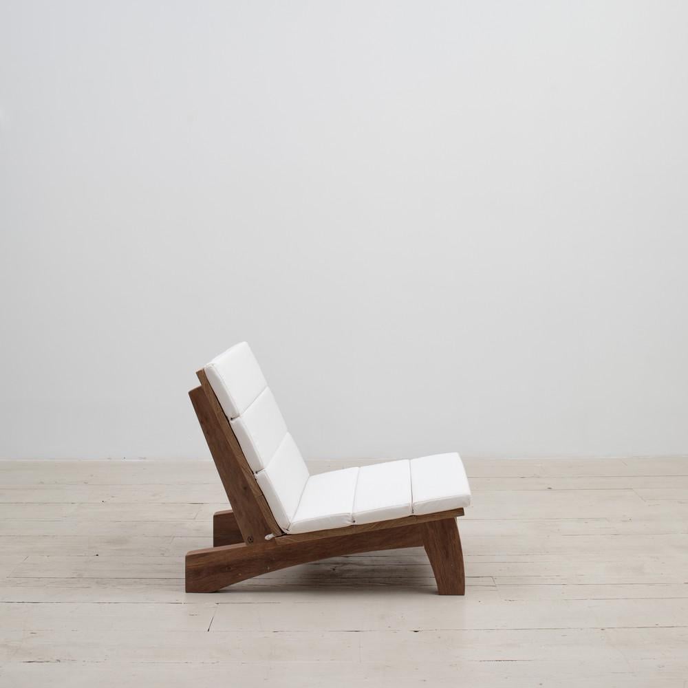 Кресло деревяное мягкое Мони Белый (0189) - фото 3 Кресло деревяное мягкое Мони Белый (0189) - фото 3