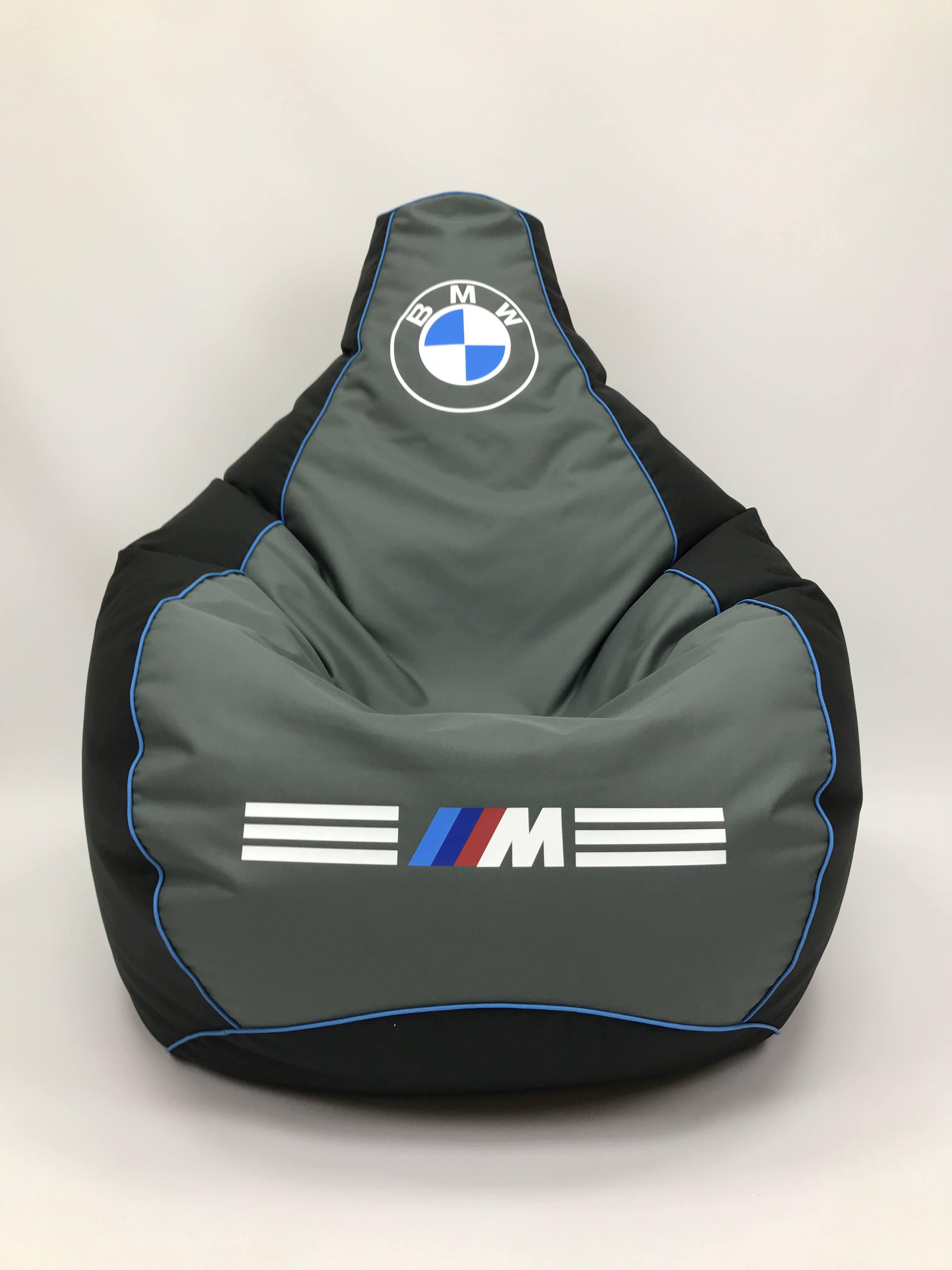 Безкаркасне крісло-мішок та подушка BMW XXL 140х100 см (100008)