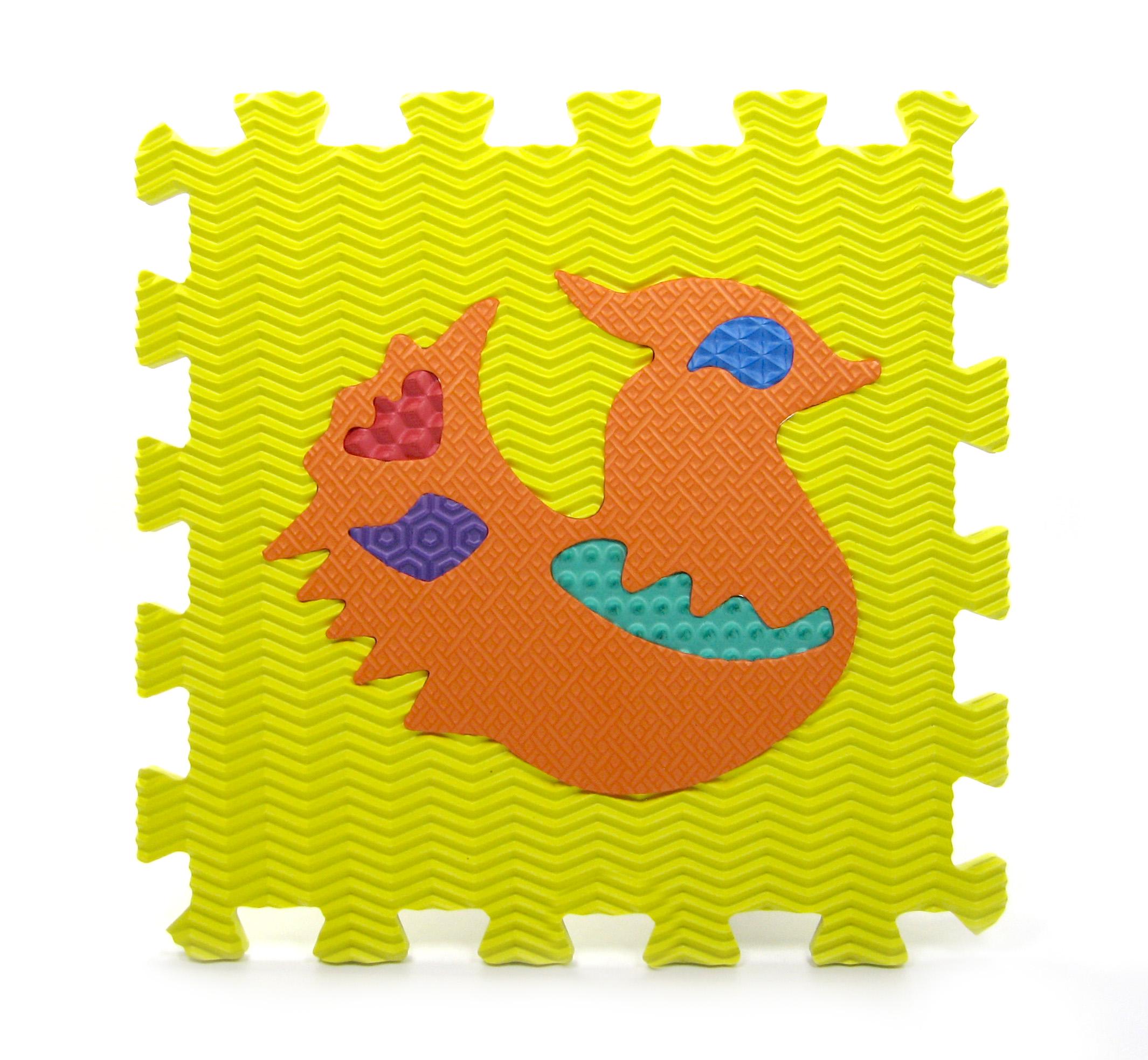 Коврик пазл EVA Животные M2616 массажный - фото 3 Коврик пазл EVA Животные M2616 массажный - фото 3